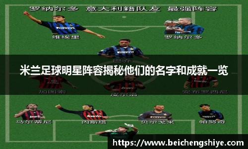 米兰足球明星阵容揭秘他们的名字和成就一览